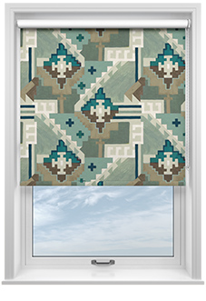 Machu Picchu, Seaglass - Twist&Fit Roller Blind